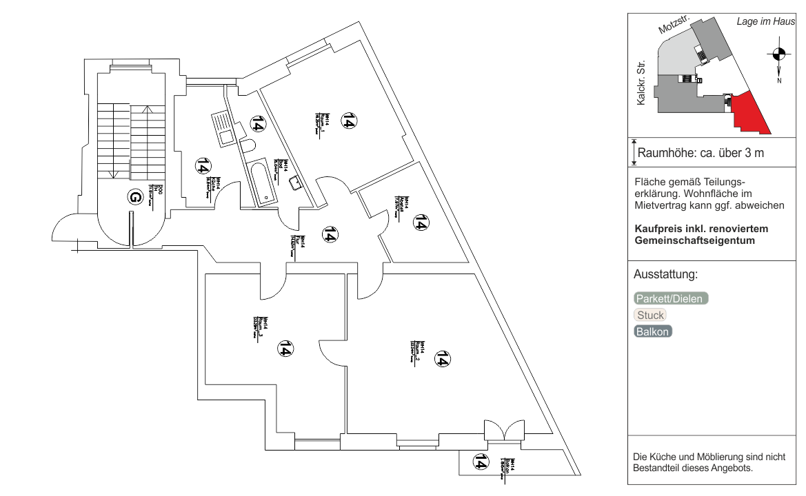 Gartenhaus 2. OG links